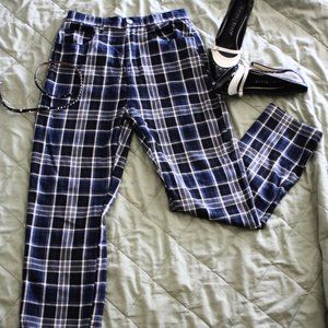 PLaid Highwaisted Pants